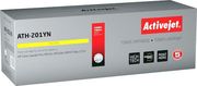 activejet ath 201yn toner symbato me hp 201a cf402a crg045 1400 pages yellow photo