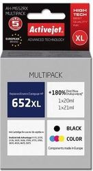 activejet ah m652rx melani symbato me hp 652 f6v25ae f6v24ae premium 1 x 20 ml 1 x 21 ml black color photo