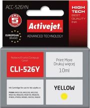 activejet acc 526yn melani symbato me canon cli 526y 10 ml yellow photo
