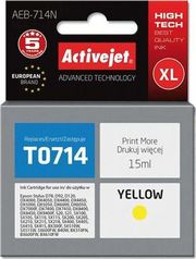 activejet aeb 714n melani symbato me epson t0714 t0894 t1004 15 ml yellow photo