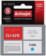 activejet acc 521cn melani symbato me canon cli 521c 10 ml cyan photo