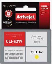activejet acc 521yn melani symbato me canon cli 521y 10 ml yellow photo