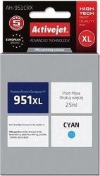 activejet ah 951crx melani symbato me hp 951xl cn046ae premium 25 ml cyan photo