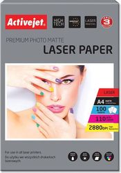 activejet ap4 110m100l matt photo paper for laser printers a4 100 pcs photo