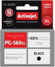activejet ac 560nx melani symbato me canon pg 560xl 22 ml black photo