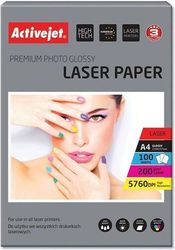 activejet ap4 200g100l photo paper for laser printers a4 100 pcs photo