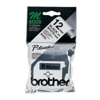 gnisio brother ptouch mk 231 white black 12 mm oem mk231bz photo