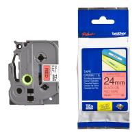 gnisio brother ptouch tze451 red black 8m x 24mm oem tze451 photo