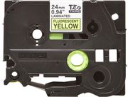 brother 24mm black on yellow tape me oem tzec51 photo