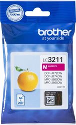 brother melani inkjet lc 3211m magenta me oem lc 3211m photo