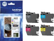 brother melani inkjet lc black cyan magenta yellow cartridge me oem lc422val photo