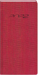 imerologio ebdomadiaio 2022 8x16 plagio slim silk kokkino photo