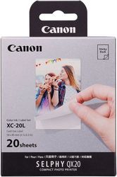canon xc 20l color ink sticker set 20prints 54x85 mm me oem 6755c002aa photo