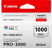 canon melani inkjet pfi1000pgy photo grey me oem 0553c001 photo