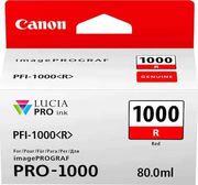 canon melani inkjet pfi1000r red me oem 0554c001 photo