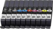 canon melani inkjet pfi 300 color multipack 10pcs me oem 4192c008 photo