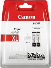 canon melani inkjet pgi 570bkxl black twin pack me oem 0318c007aa photo