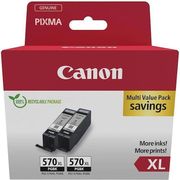 canon melani inkjet pgi 570xl twin pack black me oem 0318c010 photo