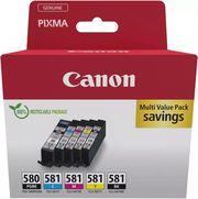 canon melani inkjet pgi 580bk cli581 5 colours me oem 2078c007 photo