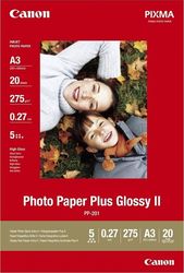 canon fotografiko xarti a3 glossy 275g m 20 fylla me oem 2311b020 photo