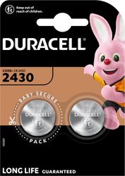 duracell lithium battery cr2430 3v 2pcs photo