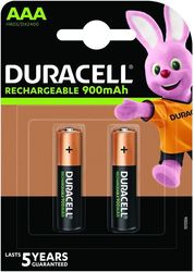 duracell rechargeable battery r03 aaa 900mah nimh 2pcs photo