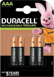 duracell rechargeable battery r03 aaa 900mah nimh 4 pcs photo