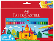 faber castell castle felt tip pens 50tem photo