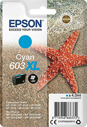 gnisio melani epson 603xl cyan me oem c13t03a24010 photo