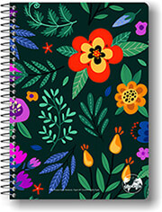 tetradio globus 17x25 floral 4 thematon prasino photo