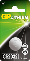 gp mpataria lithium cr2032 3v 5tmx photo