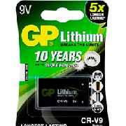 gp lithium battery crv9 9v 1 pc blister for smoke detectors gp photo