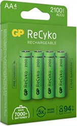 gp rechargeable battery aa 2100mah recyko photo