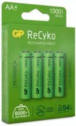 rechargeable battery gp r6 aa 130aahc eb4 1300mah nimh 4tmx photo
