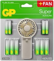 gp summer pack super alkaline 12x aa 12x aaa fan photo
