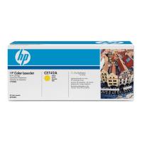 gnisio hewlett packard yellow toner me oem ce742a photo