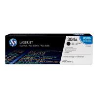 gnisio hewlett packard toner 304a black dual pack me oem cc530ad photo