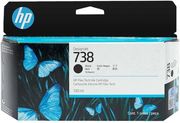 hp melani inkjet no738 130 ml black designjet me oem 498n4a photo