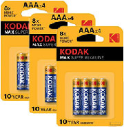 mpataries kodak alkaline max lr03 aaa 12tem photo