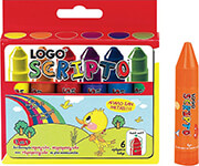 scripto crayons 8gr set 6tem photo