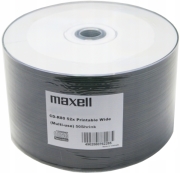 maxell cd r 700mb 52x full face printable 50 pcs shrink pack photo