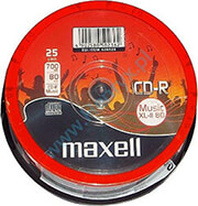 cd r music xl ii maxell 700mb 80 min 25 photo