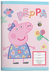 tetradio karfitsa 17x25 peppa pig 40f roz photo