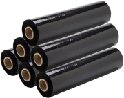 stretch film 50cm 125m 23mic black 6tem photo