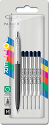 stylo parker jotter originals wow pack ballpoint pen black 5 refills photo