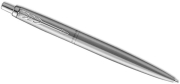 stylo parker jotter xl m monochrom core inox ballpoint pen photo