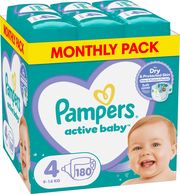 panes pampers active baby no4 9 14kg 174 tmx monthly pack photo