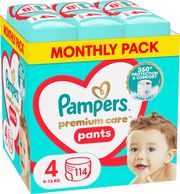 panes pampers premium pants no4 9 15kg 114tmx monthly pack photo