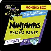 panes brakaki pampers ninjamas 4 7y 60tmx boy photo