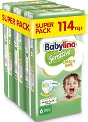 panes babylino sensitive cotton soft super pack n6 114 tem 3 syskx38 photo